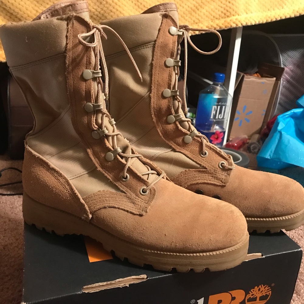 Vibram Military Lace Up Boots